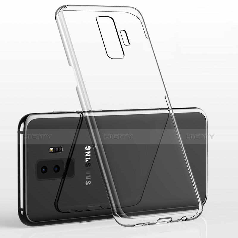 Custodia Silicone Trasparente Ultra Sottile Cover Morbida H02 per Samsung Galaxy S9 Plus Chiaro