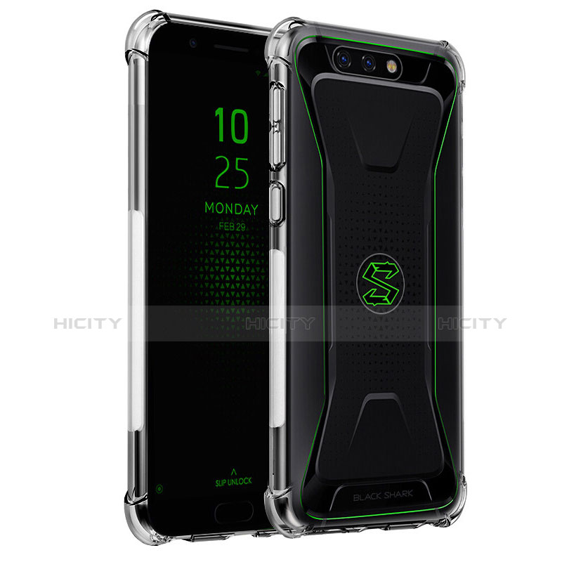 Custodia Silicone Trasparente Ultra Sottile Cover Morbida H02 per Xiaomi Black Shark Chiaro