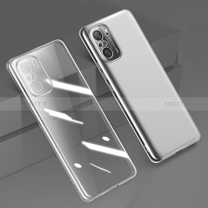 Custodia Silicone Trasparente Ultra Sottile Cover Morbida H02 per Xiaomi Mi 11i 5G Chiaro