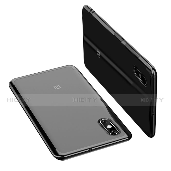 Custodia Silicone Trasparente Ultra Sottile Cover Morbida H02 per Xiaomi Mi 8 Screen Fingerprint Edition