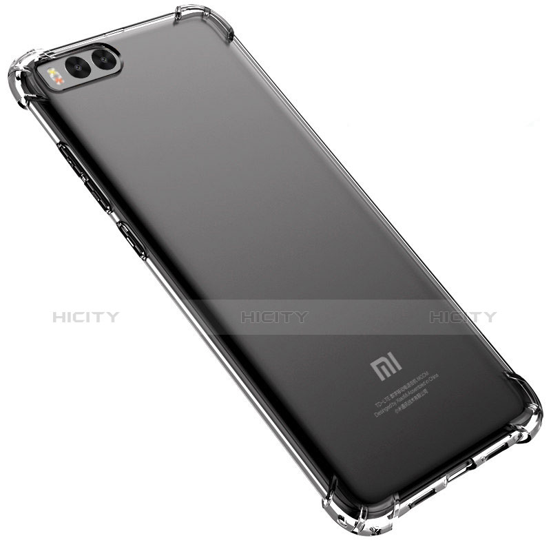 Custodia Silicone Trasparente Ultra Sottile Cover Morbida H02 per Xiaomi Mi Note 3 Grigio