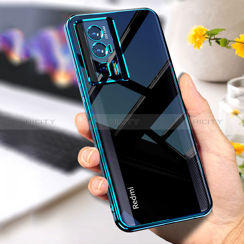 Custodia Silicone Trasparente Ultra Sottile Cover Morbida H02 per Xiaomi Redmi K60 5G