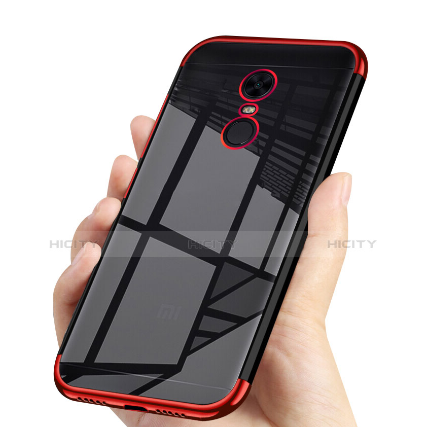 Custodia Silicone Trasparente Ultra Sottile Cover Morbida H02 per Xiaomi Redmi Note 5 Indian Version