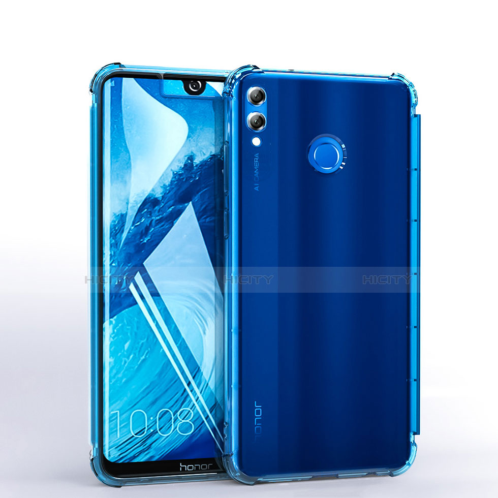Custodia Silicone Trasparente Ultra Sottile Cover Morbida H03 per Huawei Honor 8X Max