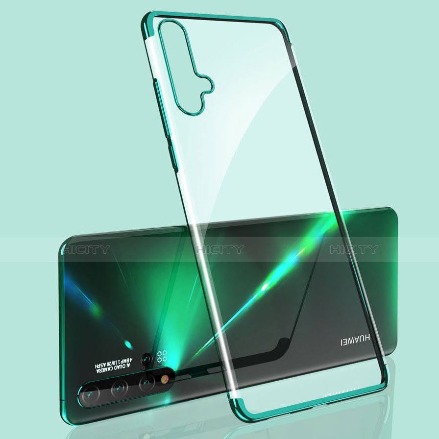 Custodia Silicone Trasparente Ultra Sottile Cover Morbida H03 per Huawei Nova 5