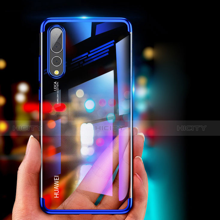 Custodia Silicone Trasparente Ultra Sottile Cover Morbida H03 per Huawei P20 Pro