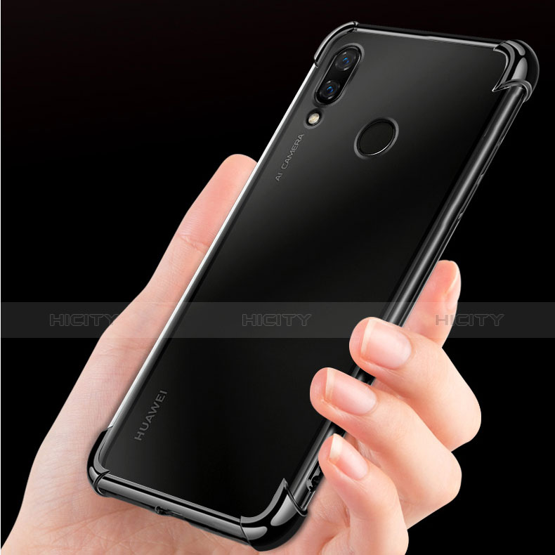 Custodia Silicone Trasparente Ultra Sottile Cover Morbida H03 per Huawei Y9 (2019)