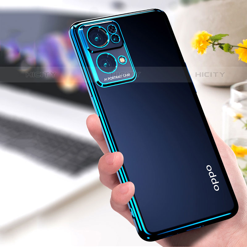 Custodia Silicone Trasparente Ultra Sottile Cover Morbida H03 per Oppo Reno7 Pro 5G