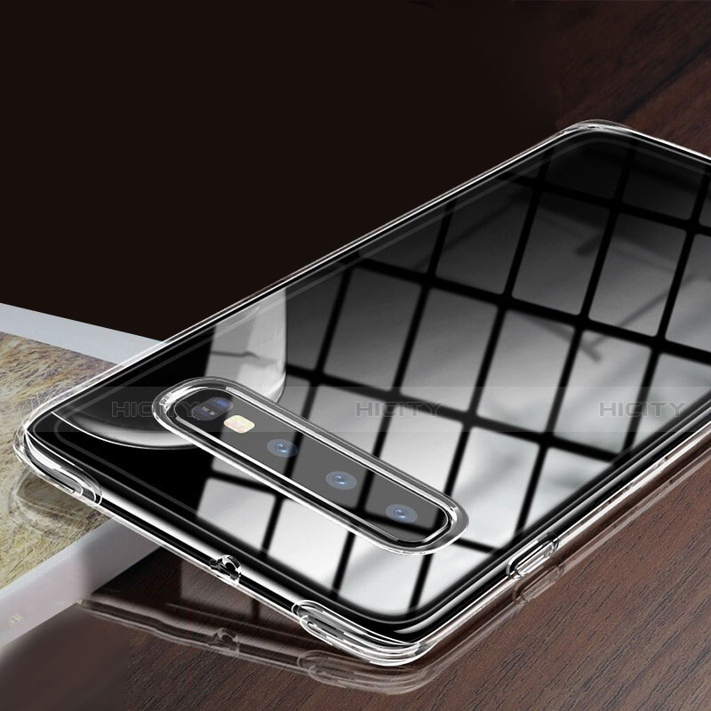 Custodia Silicone Trasparente Ultra Sottile Cover Morbida H03 per Samsung Galaxy S10 5G