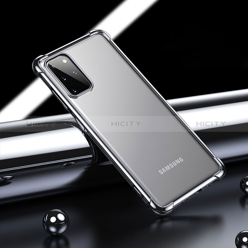 Custodia Silicone Trasparente Ultra Sottile Cover Morbida H03 per Samsung Galaxy S20 Plus
