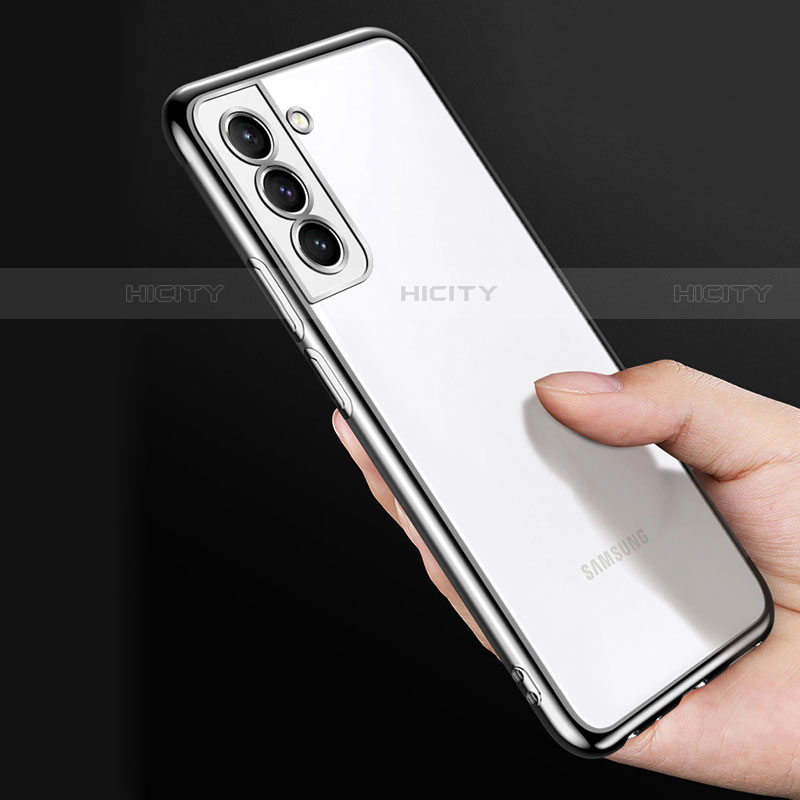 Custodia Silicone Trasparente Ultra Sottile Cover Morbida H03 per Samsung Galaxy S21 Plus 5G