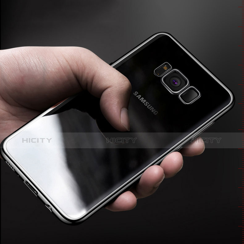 Custodia Silicone Trasparente Ultra Sottile Cover Morbida H03 per Samsung Galaxy S8 Plus
