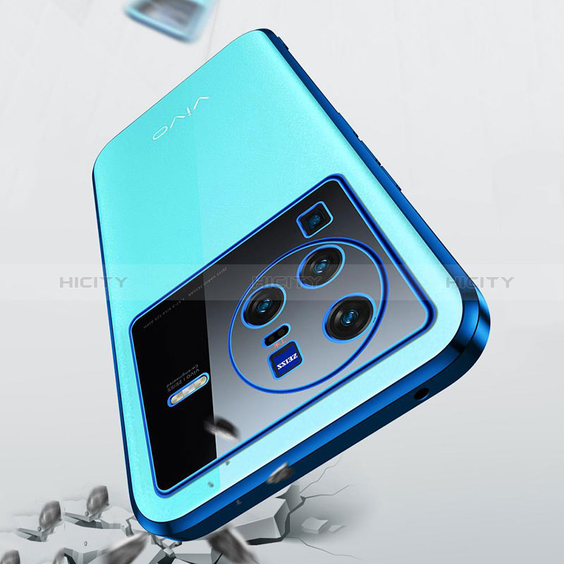 Custodia Silicone Trasparente Ultra Sottile Cover Morbida H03 per Vivo X80 Pro 5G