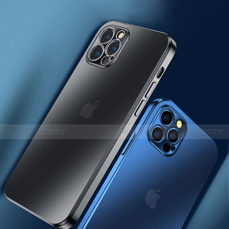 Custodia Silicone Trasparente Ultra Sottile Cover Morbida H04 per Apple iPhone 13 Pro Max