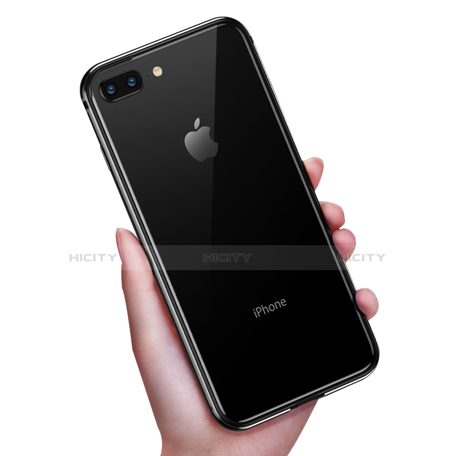 Custodia Silicone Trasparente Ultra Sottile Cover Morbida H04 per Apple iPhone 7 Plus