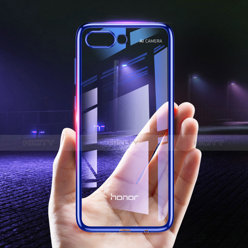 Custodia Silicone Trasparente Ultra Sottile Cover Morbida H04 per Huawei Honor 10
