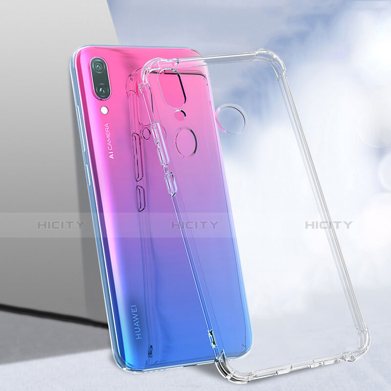 Custodia Silicone Trasparente Ultra Sottile Cover Morbida H04 per Huawei Y9 (2019)