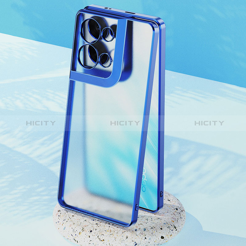 Custodia Silicone Trasparente Ultra Sottile Cover Morbida H04 per Oppo Reno9 Pro+ Plus 5G