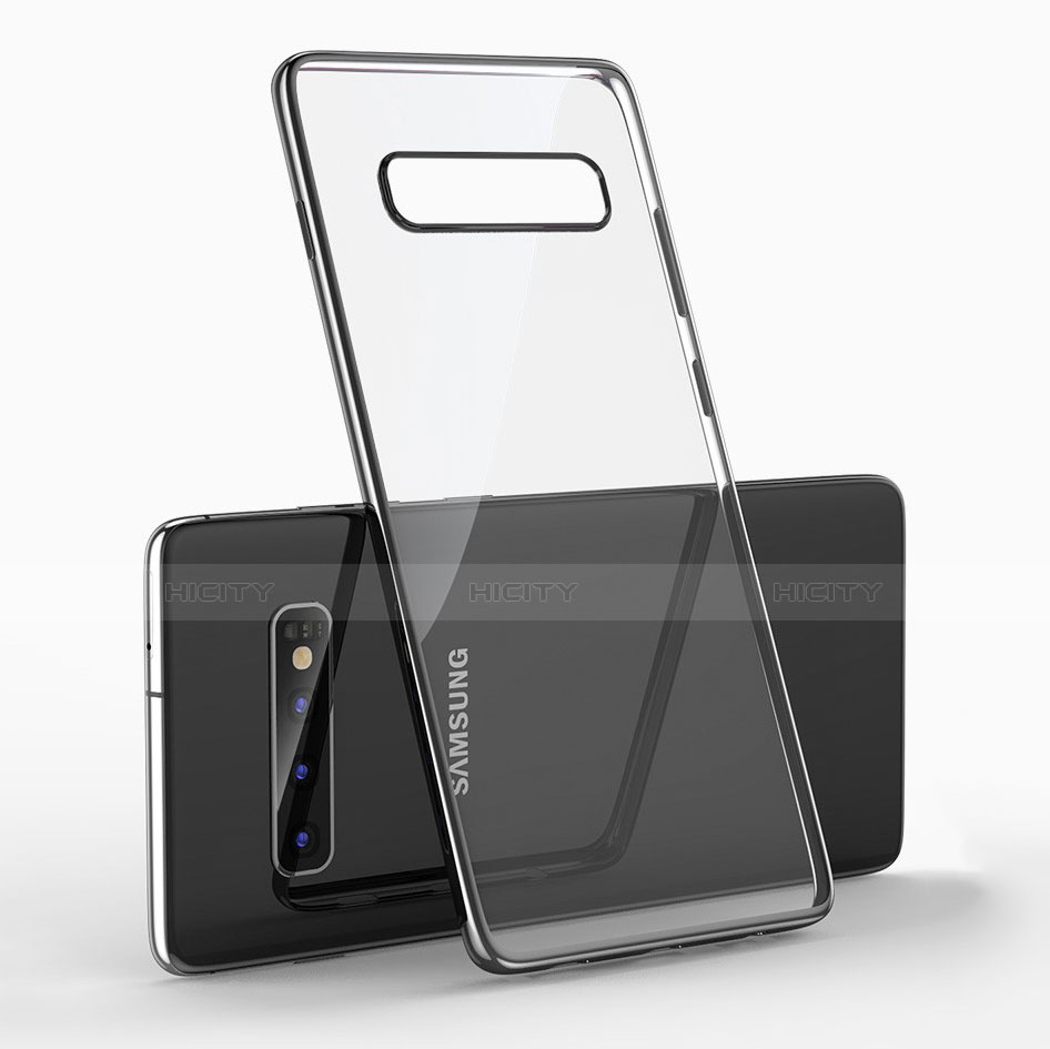 Custodia Silicone Trasparente Ultra Sottile Cover Morbida H04 per Samsung Galaxy S10 Plus