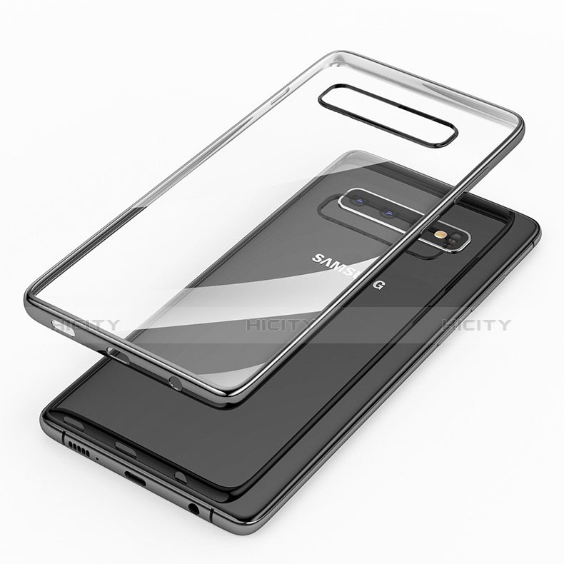 Custodia Silicone Trasparente Ultra Sottile Cover Morbida H04 per Samsung Galaxy S10 Plus