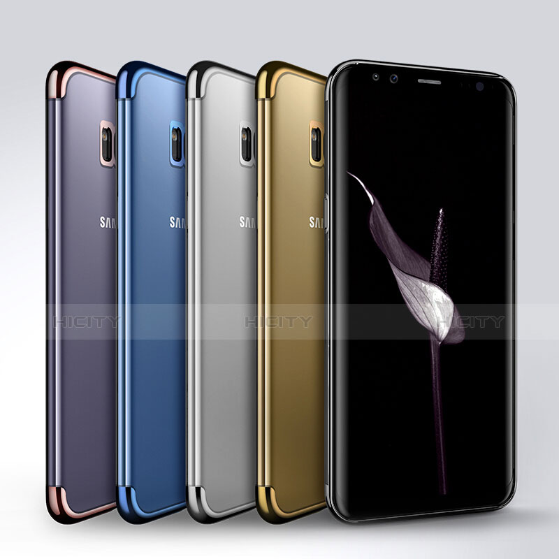 Custodia Silicone Trasparente Ultra Sottile Cover Morbida H04 per Samsung Galaxy S8
