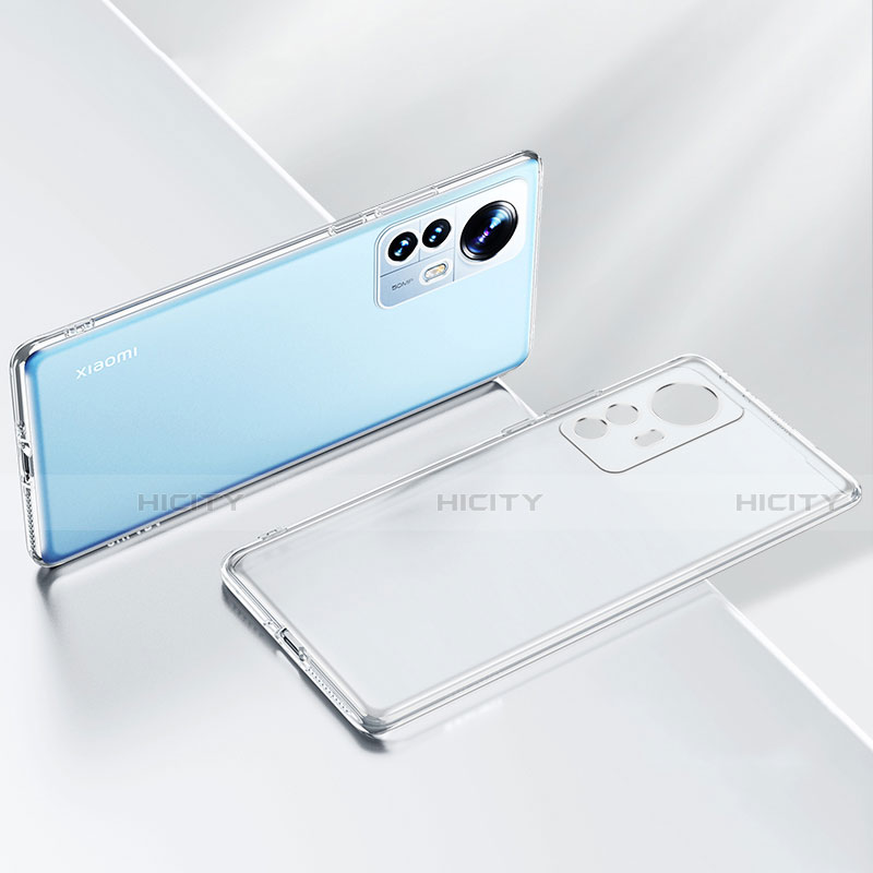 Custodia Silicone Trasparente Ultra Sottile Cover Morbida H04 per Xiaomi Mi 12 5G Chiaro