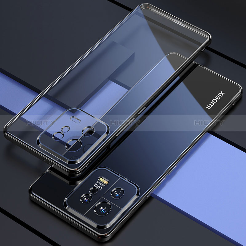 Custodia Silicone Trasparente Ultra Sottile Cover Morbida H04 per Xiaomi Mi 13 Pro 5G Nero