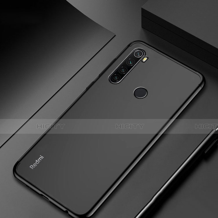 Custodia Silicone Trasparente Ultra Sottile Cover Morbida H04 per Xiaomi Redmi Note 8 (2021) Nero