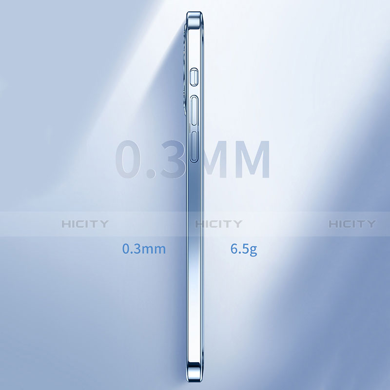 Custodia Silicone Trasparente Ultra Sottile Cover Morbida H05 per Apple iPhone 13 Mini