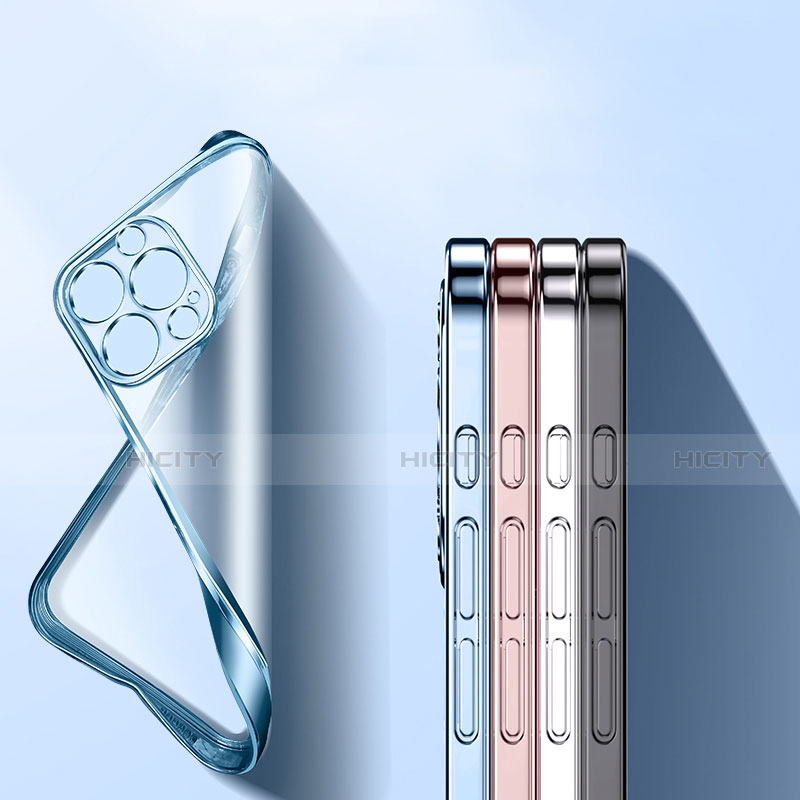 Custodia Silicone Trasparente Ultra Sottile Cover Morbida H05 per Apple iPhone 15 Plus