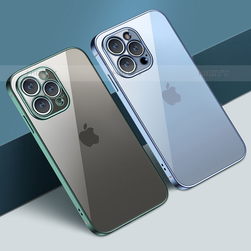 Custodia Silicone Trasparente Ultra Sottile Cover Morbida H05 per Apple iPhone 15 Pro Max