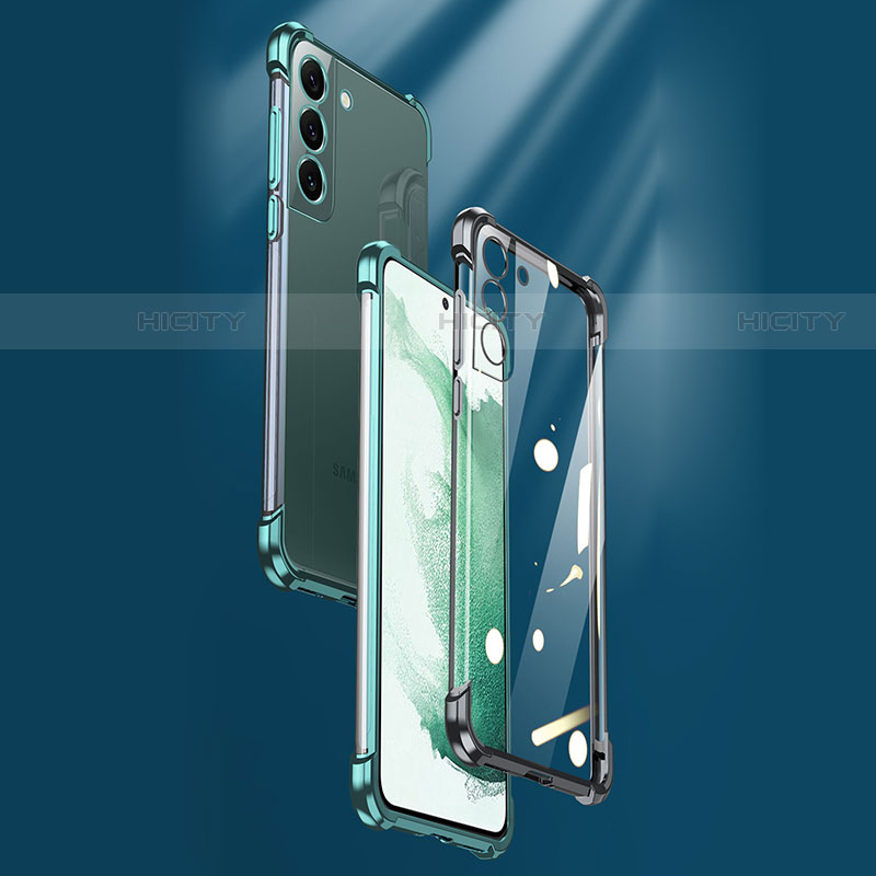 Custodia Silicone Trasparente Ultra Sottile Cover Morbida H05 per Samsung Galaxy S22 5G