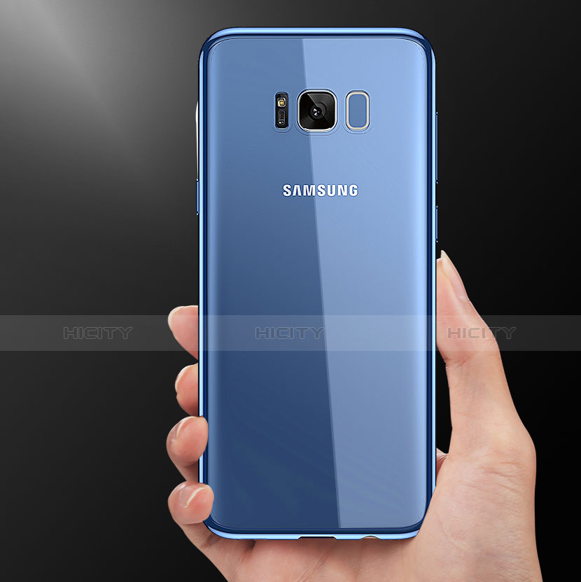Custodia Silicone Trasparente Ultra Sottile Cover Morbida H05 per Samsung Galaxy S8
