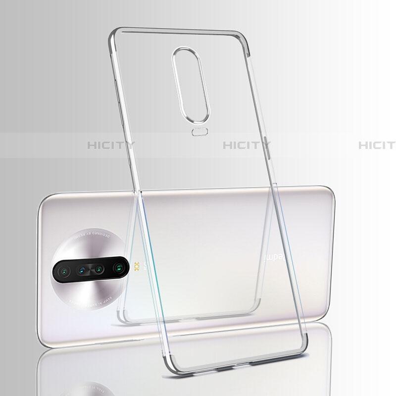 Custodia Silicone Trasparente Ultra Sottile Cover Morbida H05 per Xiaomi Poco X2 Bianco