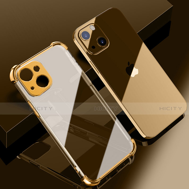 Custodia Silicone Trasparente Ultra Sottile Cover Morbida H06 per Apple iPhone 13