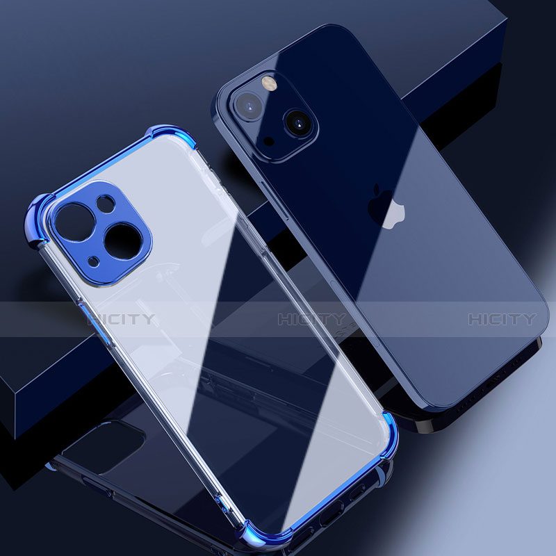 Custodia Silicone Trasparente Ultra Sottile Cover Morbida H06 per Apple iPhone 13