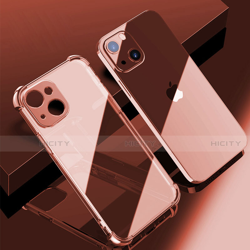 Custodia Silicone Trasparente Ultra Sottile Cover Morbida H06 per Apple iPhone 14