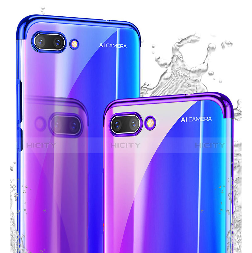 Custodia Silicone Trasparente Ultra Sottile Cover Morbida H06 per Huawei Honor 10