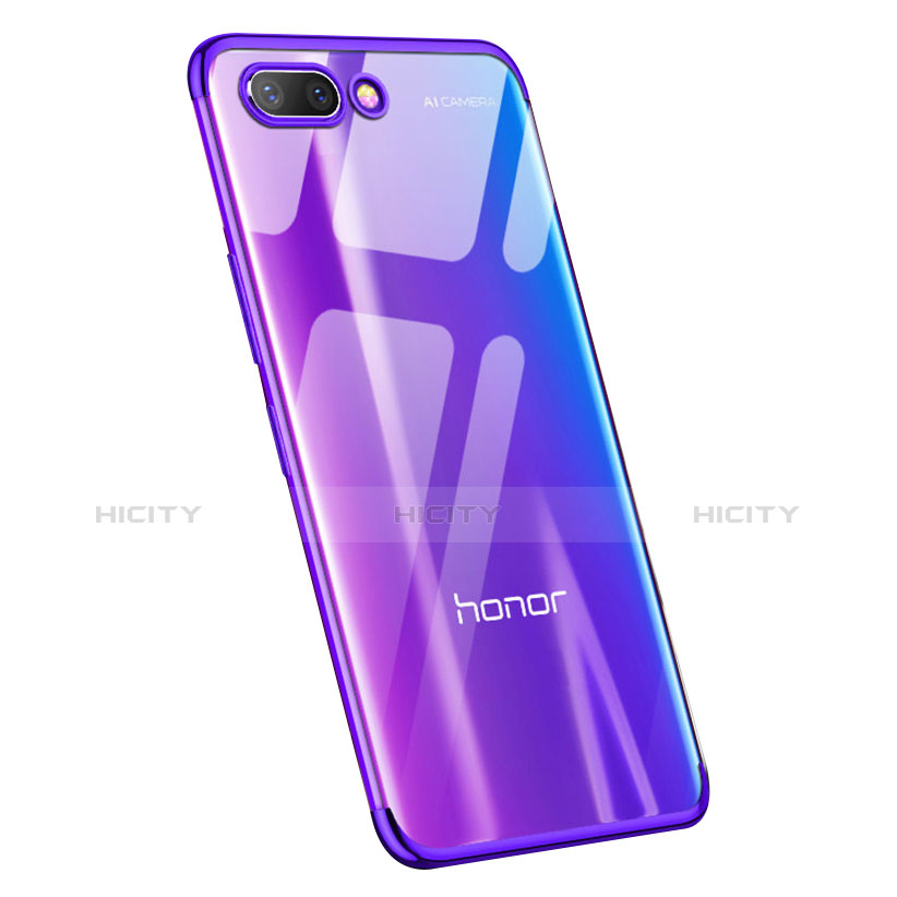 Custodia Silicone Trasparente Ultra Sottile Cover Morbida H06 per Huawei Honor 10