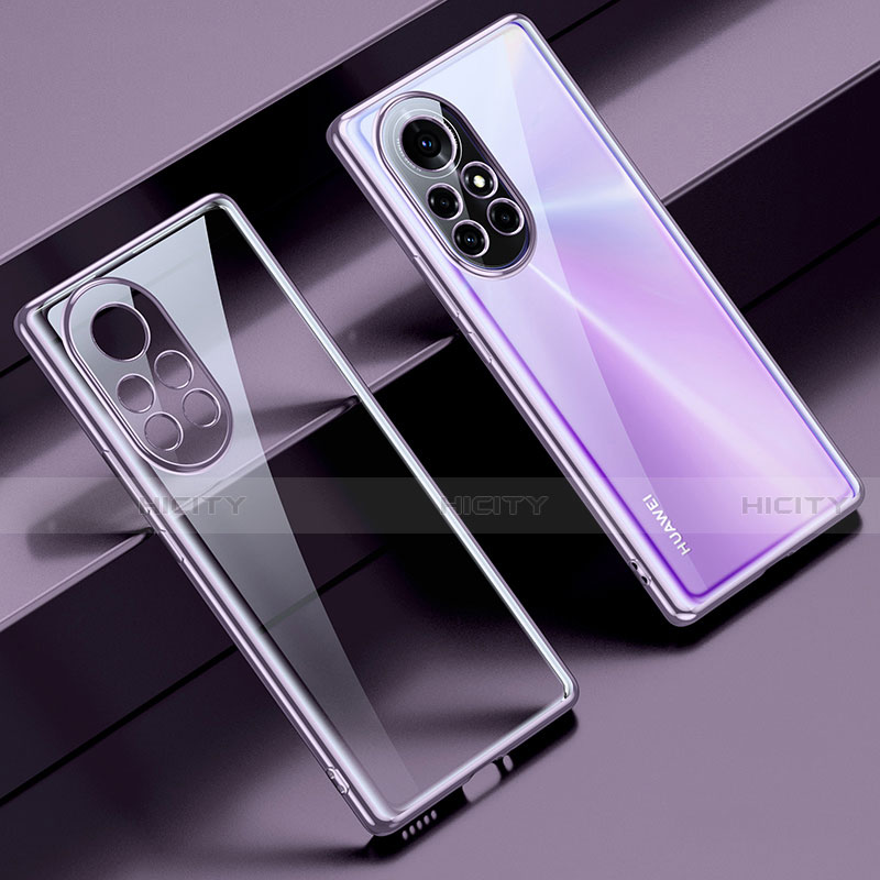 Custodia Silicone Trasparente Ultra Sottile Cover Morbida H06 per Huawei Nova 8 Pro 5G