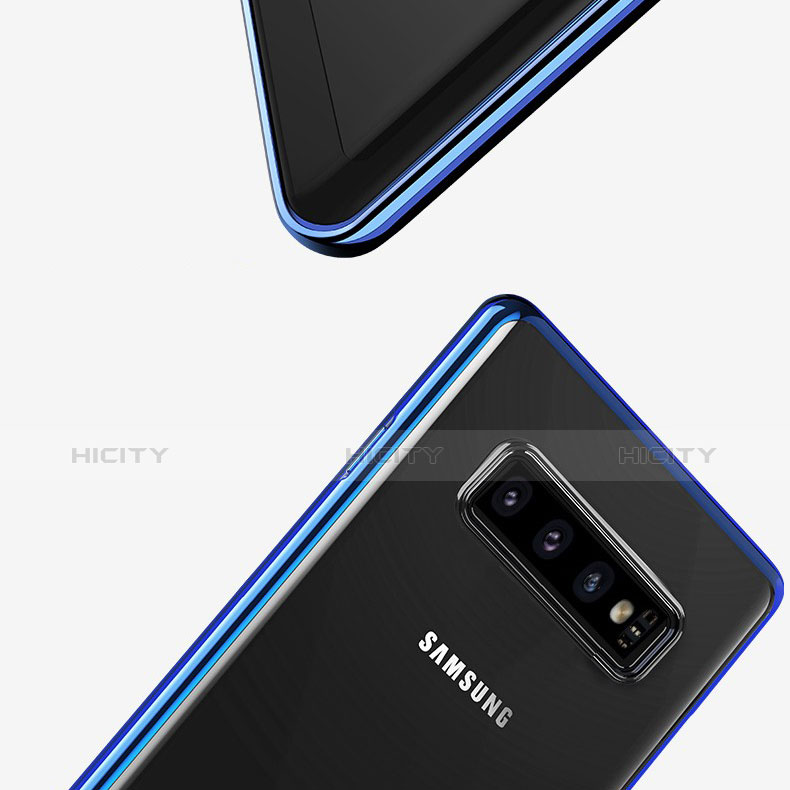 Custodia Silicone Trasparente Ultra Sottile Cover Morbida H06 per Samsung Galaxy S10