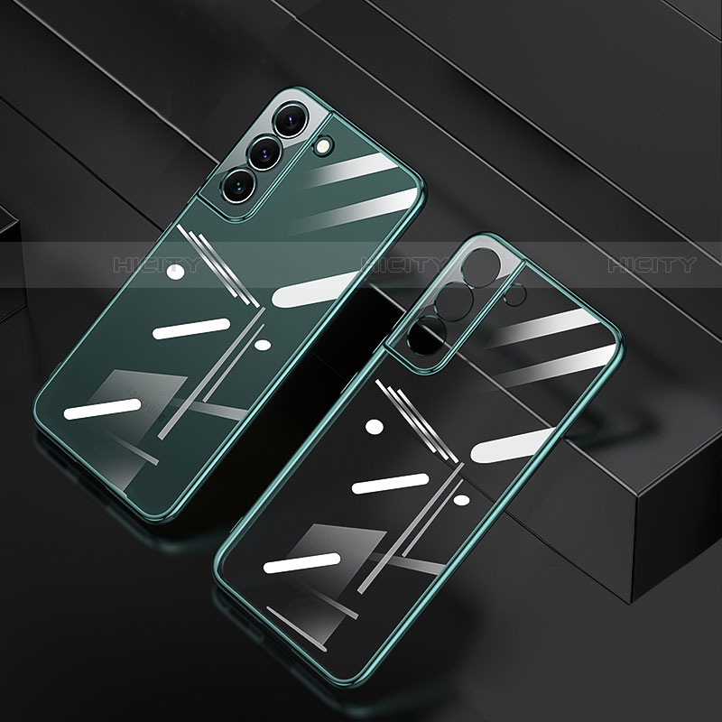 Custodia Silicone Trasparente Ultra Sottile Cover Morbida H06 per Samsung Galaxy S22 Plus 5G