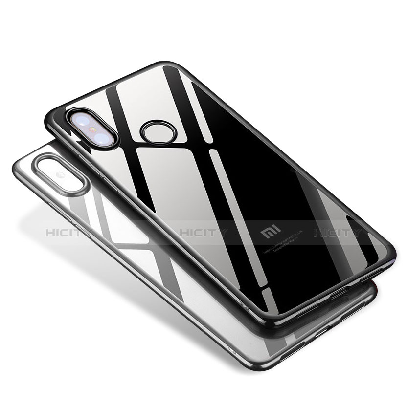 Custodia Silicone Trasparente Ultra Sottile Cover Morbida H06 per Xiaomi Mi 8