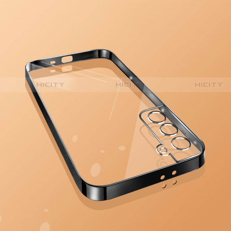 Custodia Silicone Trasparente Ultra Sottile Cover Morbida H07 per Samsung Galaxy S21 5G