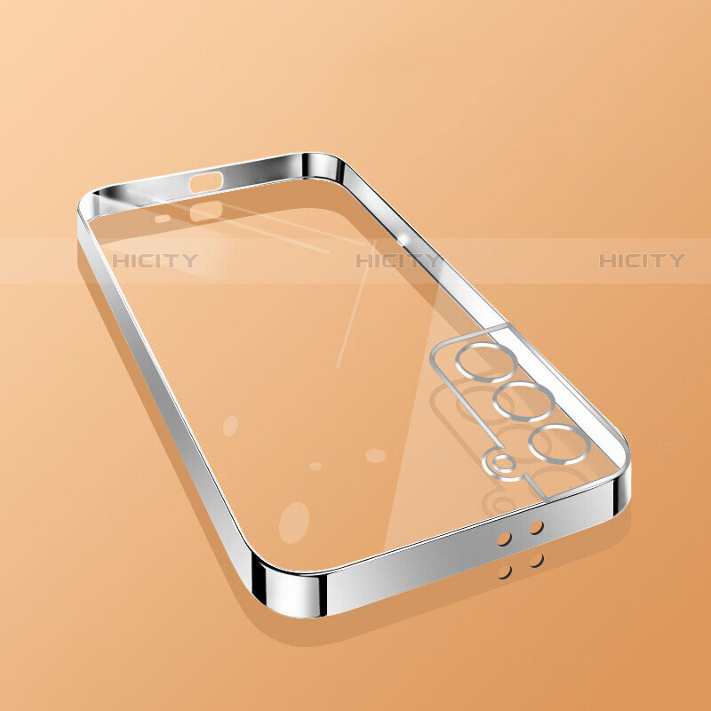 Custodia Silicone Trasparente Ultra Sottile Cover Morbida H07 per Samsung Galaxy S22 Plus 5G