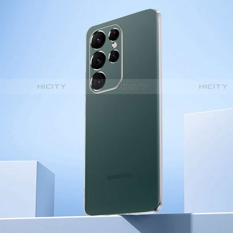 Custodia Silicone Trasparente Ultra Sottile Cover Morbida H07 per Samsung Galaxy S23 Ultra 5G