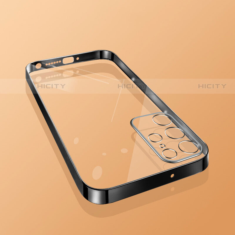Custodia Silicone Trasparente Ultra Sottile Cover Morbida H07 per Samsung Galaxy S23 Ultra 5G