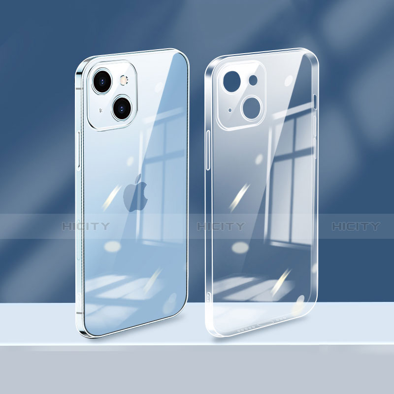 Custodia Silicone Trasparente Ultra Sottile Cover Morbida H08 per Apple iPhone 13 Mini