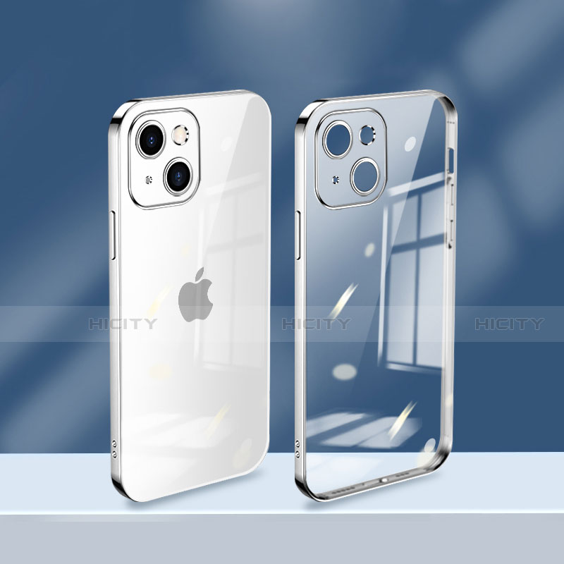 Custodia Silicone Trasparente Ultra Sottile Cover Morbida H08 per Apple iPhone 14 Plus