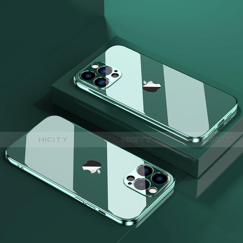 Custodia Silicone Trasparente Ultra Sottile Cover Morbida H08 per Apple iPhone 14 Pro Max
